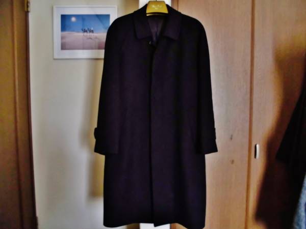 【美品】高級カシミヤ100%★Oppulent★比翼ステンカラーコート★