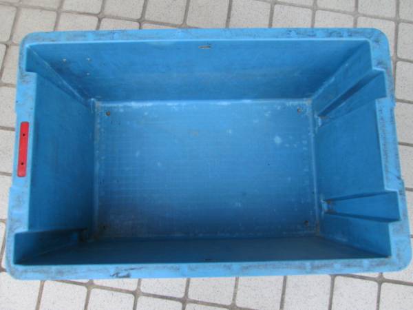 10839 郵便局 ボテ箱 コンテナ型プラスチック製 BOX(雑貨)｜売買された