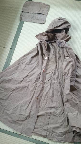 日本陸軍 雨衣 雨外被 日本軍 当時品 先祖は水呑み百姓。今も貧乏人！！:海外製 複製 兵下士官用昭五式雨外