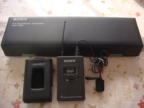 SONY・ワイヤレス・マイクロフォン「WRT-820」超美品