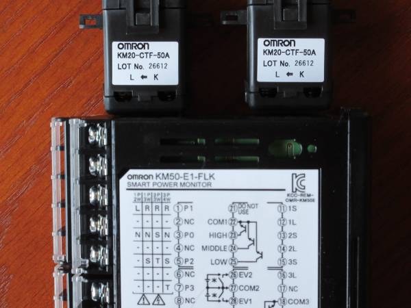 オムロン★スマート電力モニタ　KM50-E1-FLK　CTセット★新品
