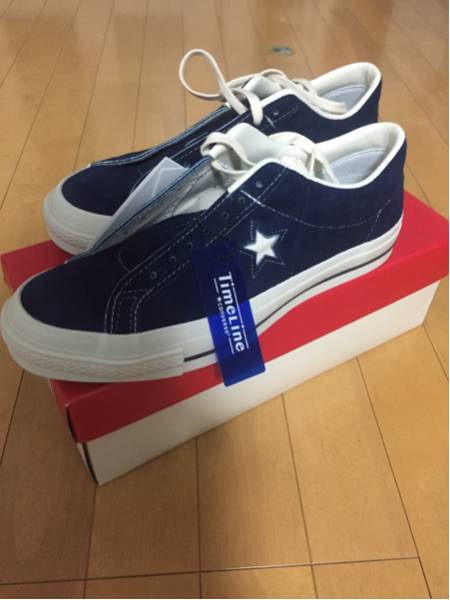 新品 CONVERSE TIMELINE ONE STAR J VTG ネイビー ワンスター 28
