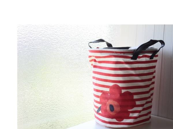 ハンドメイド*北欧*マリメッコ*ウニッコキャンパス収納カゴ*雑貨