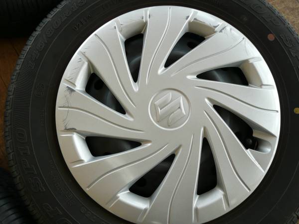スズキ アルト ワゴンR 純正 ホイールセット 145/80R13 4本