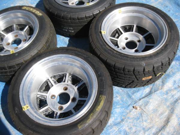 ハヤシ レーシング 深リム 8J 9J R90 PCD110 一応Jank SSR 旧車(4穴
