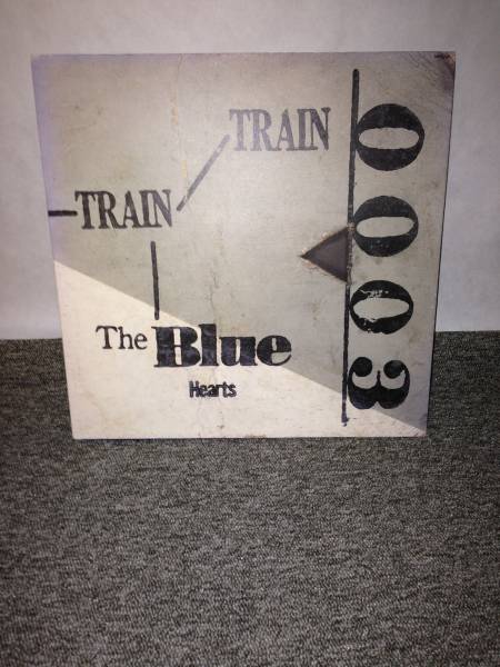 中古LP THE BLUE HEARTS /TRAIN TRAIN ブルーハーツ　トレイン