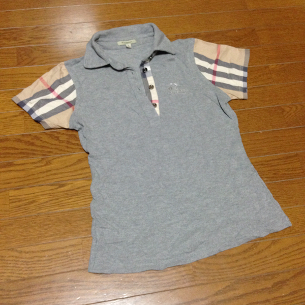 【超美】BURBERRY★ノバチェックポロシャツ★ビッグホース★S