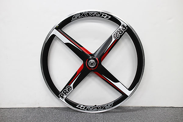 シマノ PRO 4RAYS カーボン バトンホイール フロント 700c 新品(27