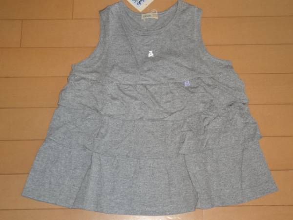 新品タグ付き　f dash　Aライン　ティアードタンクトップ　140