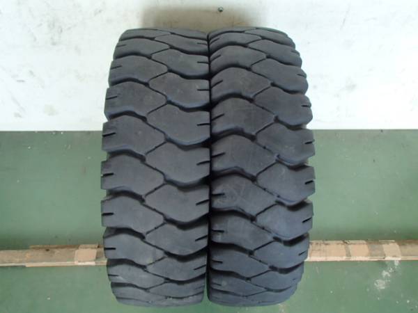 [X254]フォークリフト DUNLOP POWER LIFTER 7.00-12 12PR 2本SET