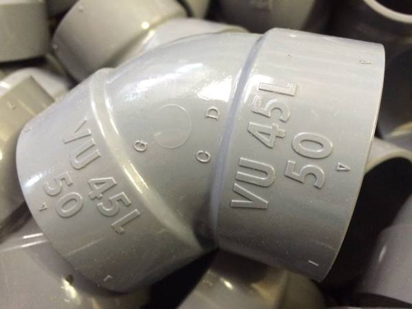 ♪　VU50エルボ45°100個　♪