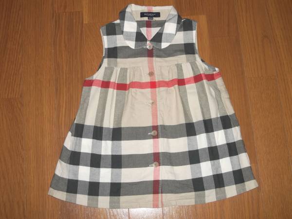 ◆◇ バーバリー ★ 可愛い チェック柄 チュニック 120A ◇◆