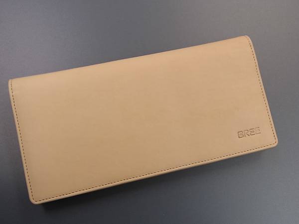 ＢＲＥＥ ＬＡＮＤ１２４ ブリー マチ付長札入 ナチュラル 新品