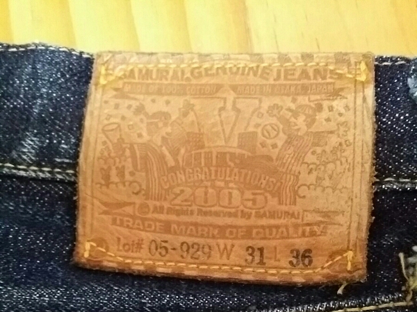 激レア★2005 阪神優勝モデル★サムライジーンズ★S5110VXJ