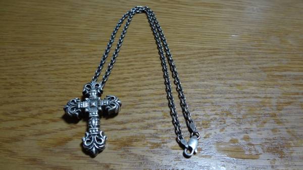 クロムハーツ　フィリグリークロスネックレス　XS　美品