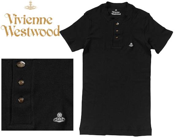 送料込即決★新品 ヴィヴィアン ヘンリーネック シャツ メンズ L