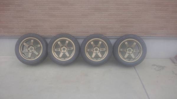 希少 RAYS VOLK TE37 16×8Ｊ OF+15 PCD114.3 5H ブロンズ 4本_1