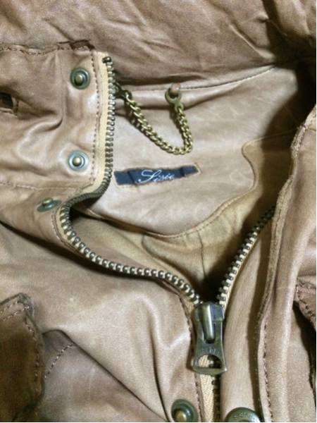 sisii レザー ジャケット Ｍ-65 ジョルジオブラット studious