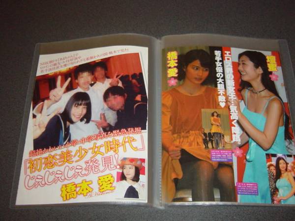 送料無料『橋本愛・切り抜き80P(ページ)』（クリアファイルブック2
