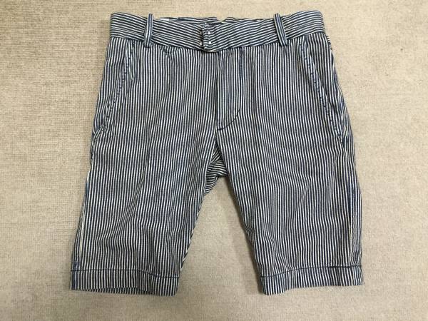 ★美品★DIESEL ヒッコリーハーフパンツ W26 ディーゼル/デニム