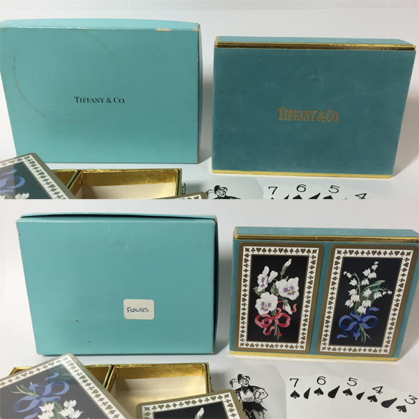 ティファニー Tiffany トランプ 未使用 花柄 パンジー スズラン