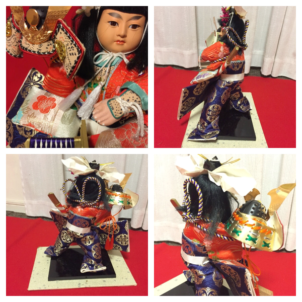 五月人形 兜差 琇山作? 日本人形 高さ30cm(五月人形)｜売買された