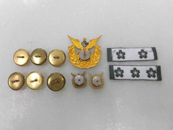 防衛大学校 帽章 襟章 学年章 海上自衛隊 ボタン(部隊章、階級章
