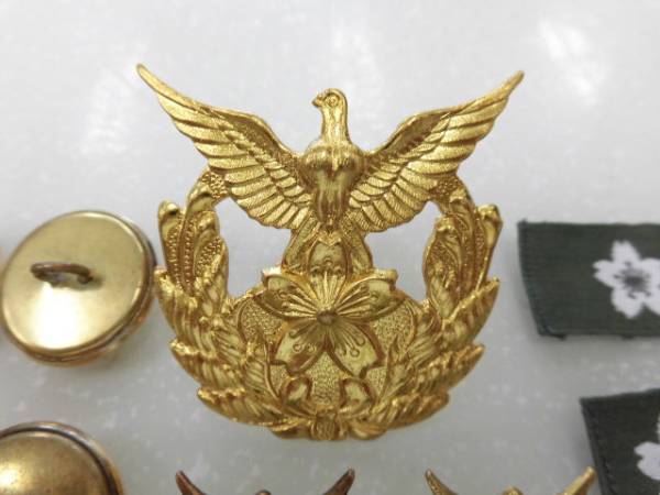 防衛大学校 帽章 襟章 学年章 海上自衛隊 ボタン(部隊章、階級章
