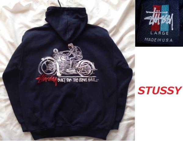 USA製STUSSYステューシーパーカーL☆ハーレー(パーカ)｜売買された