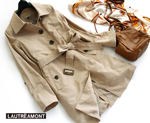 LAUTREAMONT■袖ロールライナー付スプリングコートBE2M