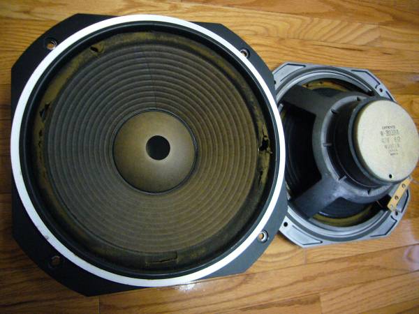 ONKYO スピーカー M3Ⅱ用 28cm低音 エッジ劣化品