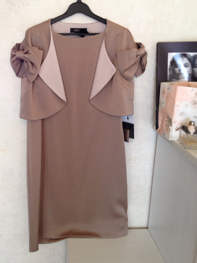 ダブルスタンダードバニラクチュール袖リボンワンピース今季新品