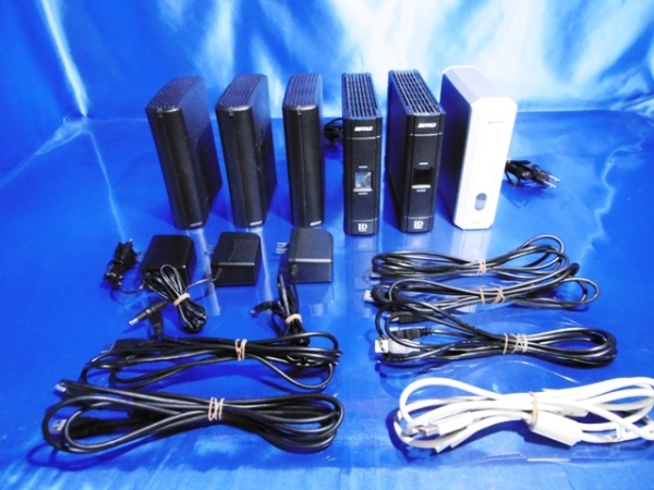 ジャンク　BUFFALO 外付けHDD　6台セット