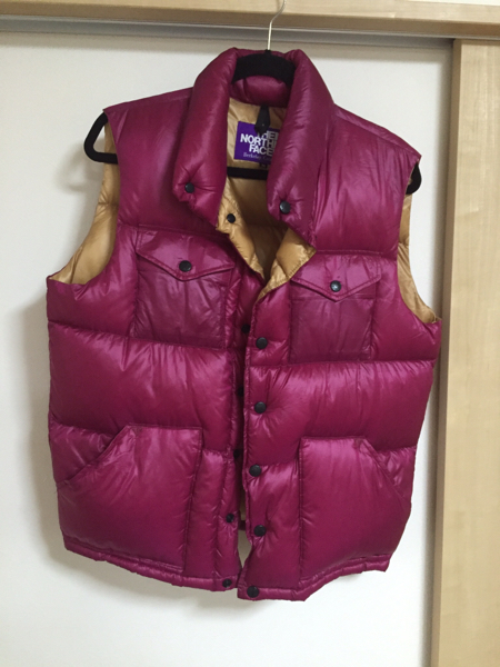ノースフェイス ダウンベスト_1