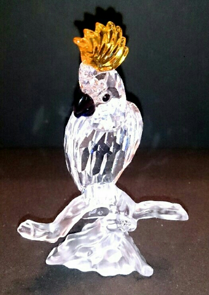 廃盤　スワロフスキー バタンインコ 置物 廃盤 スワロフスキー バタンインコ 鳥 swarovski 小鳥 美品