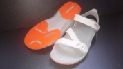 27CM/テバ・バラクーダ・灰 オレンジ・サンダル・TEVA
