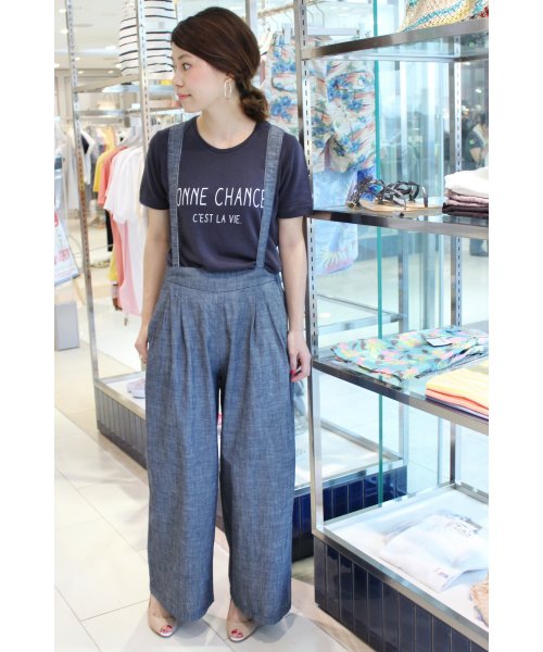 IENA 5ozワイドサスペンダーパンツ☆未使用