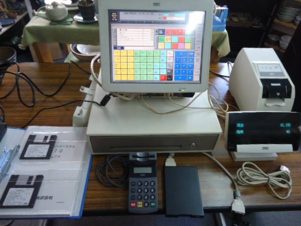 posレジ 中古 東芝テック 電子レジスター POSレジ QT-100 店舗用品