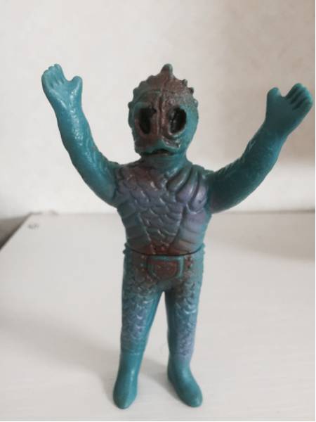 ポピー ミニソフビ アマゾニア 旧バンダイ 珍色 ソフビ 怪人