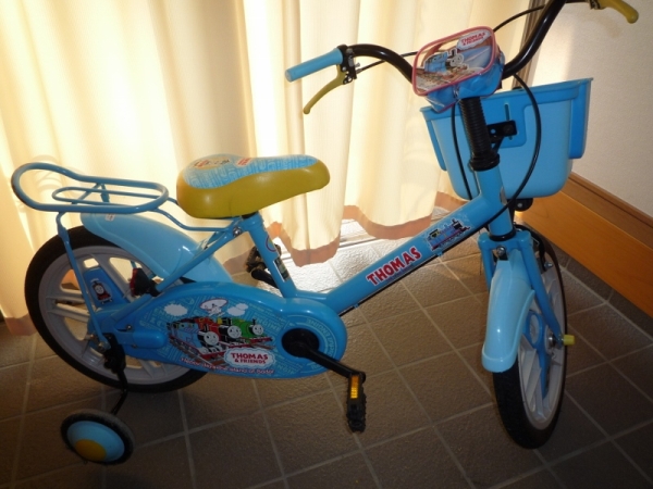 きかんしゃトーマス 幼児用自転車 14インチ 食らっ