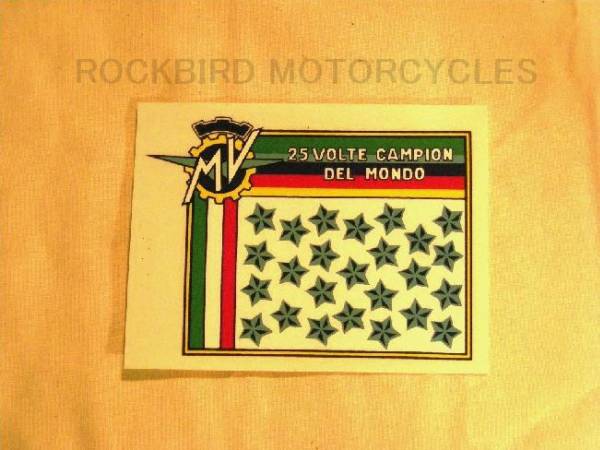 MVアグスタ　ワールドチャンピオンシップ タンクステッカー(2)