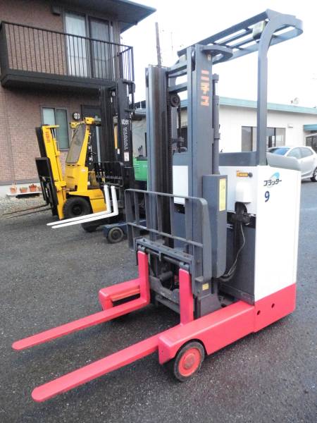 ニチユ　0.9t　バッテリー　リーチフォークリフト　整備済　良品