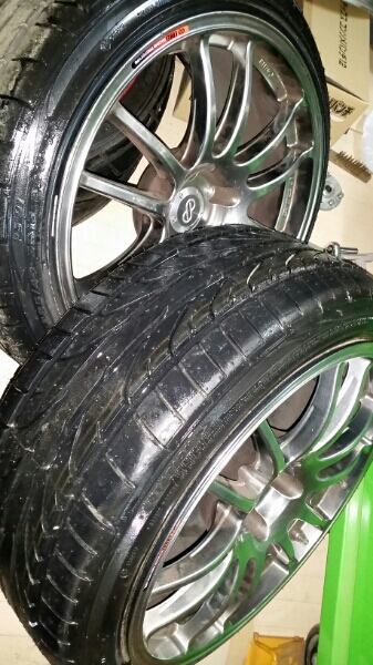 ENKEI エンケイ GTC-01 2本 9j+40 タイヤ225/40R18ピンソ新品(ラジアル