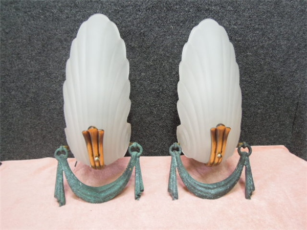 H8322 レトロ ヤマギワ 壁掛け照明 ウォールランプ 2点