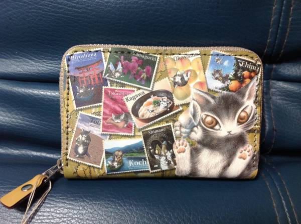 切手可わちふぃーるど ダヤンご当地限定革小銭入れG6