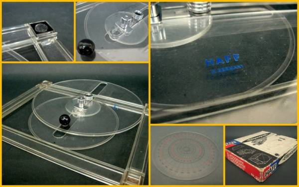 HAFF☆Ellipsograph エリプソグラフ 楕円コンパス☆製図器♪(コンパス