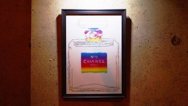 シャネル　CHANEL　パロディポスター 額装済み　アート