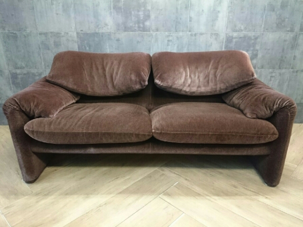 ★マラルンガ★ カッシーナ Cassina 2Pソファー ブラウン