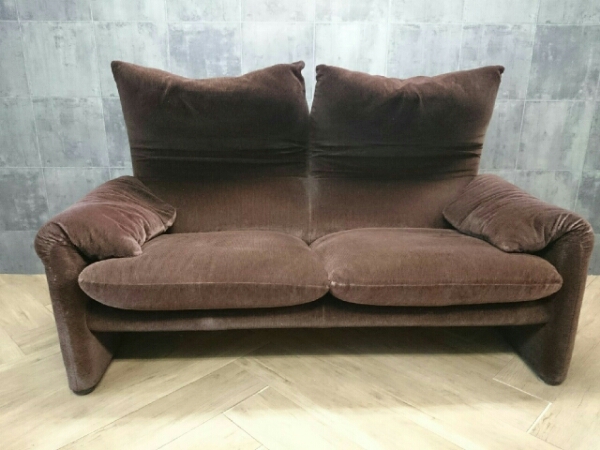 ★マラルンガ★ カッシーナ Cassina 2Pソファー ブラウン