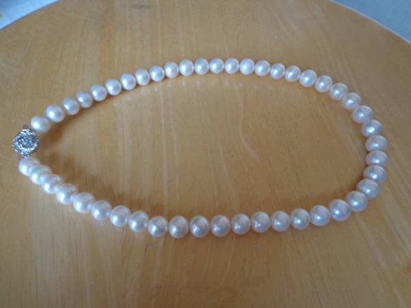 真珠ネックレス8.5-9.0mアコヤ真珠ピアス入学式伊勢丹購入